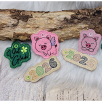 ADVENTSKALENDER 25. Dezember: Stickserie ITH - Anhänger Jahreswechsel Schwein